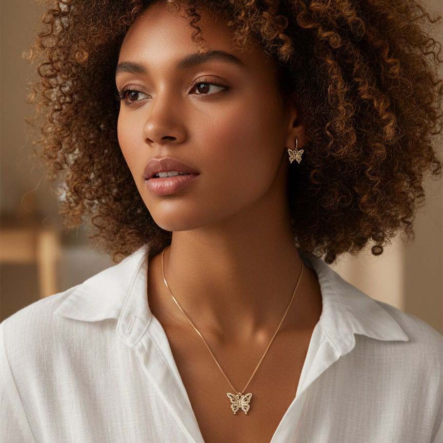 ست گردنبند و گوشواره