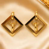 نمای نزدیک گوشواره زنانه طرح D548