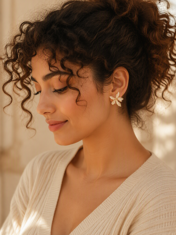 گوشواره میناکاری زنانه مدل B65